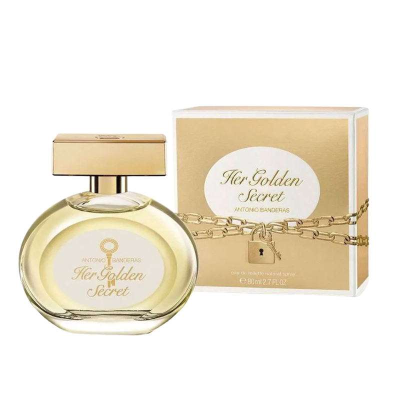 ANTONIO BANDERAS HER GOLDEN SECRET EDT X 80 ML DAMA