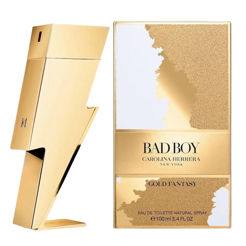 CAROLINA HERRERA BAD BOY GOLD FANTASY EAU DE TOILETTE X 100 ML HOMBRE