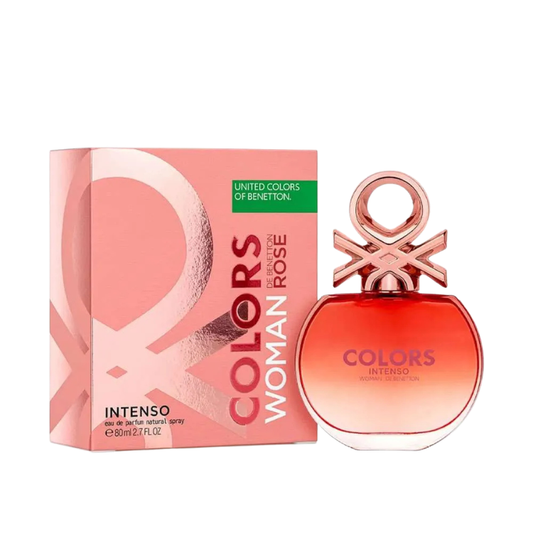 BENETTON COLORS WOMAN ROSE INTENSO EAU PARFUM X 80 ML