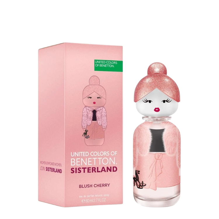BENETTON SISTERLAND BLUSH CHERRY EAU PARFUM X 80 ML DAMA