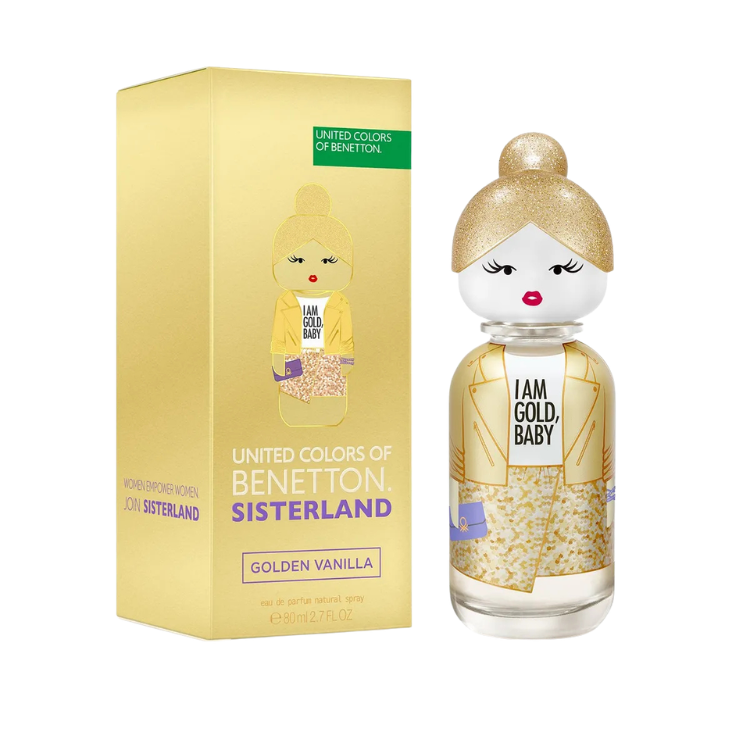BENETTON SISTERLAND GOLDEN VANILLA EAU PARFUM X 80 ML DAMA