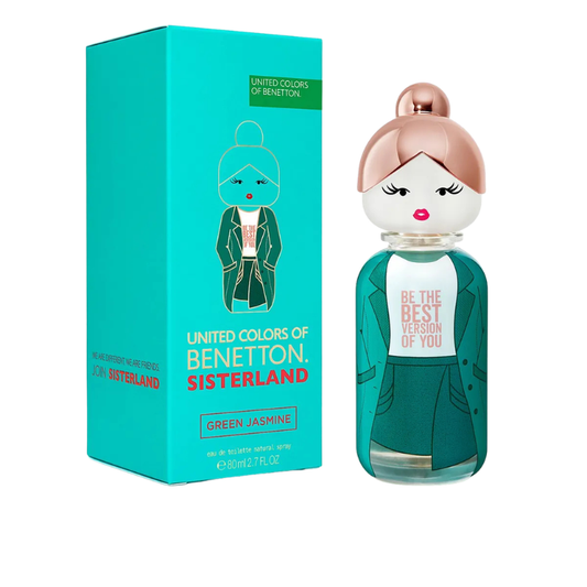 BENETTON SISTERLAND GREEN JASMINE EDT X 80 ML DAMA
