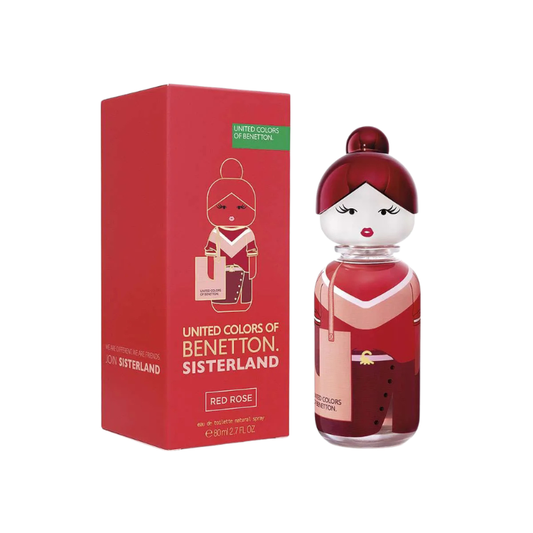 BENETTON SISTERLAND RED ROSE EDT X 80 ML DAMA