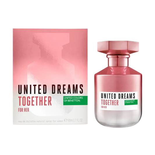 BENETTON DREAMS TOGETHER FOR HER EDT X 80 ML