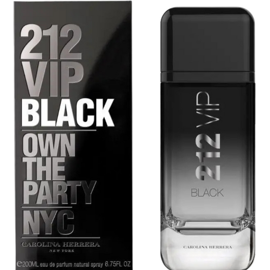 CAROLINA HERRERA 212 VIP BLACK EAU DE PARFUM X 200 ML HOMBRE