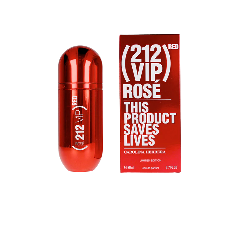 CAROLINA HERRERA 212 VIP ROSE RED EAU DE PARFUM 80 ML DAMA
