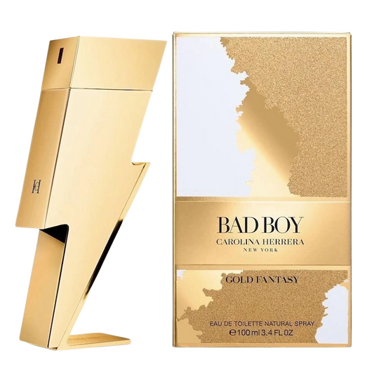CAROLINA HERRERA BAD BOY GOLD FANTASY EAU DE TOILETTE X 100 ML HOMBRE