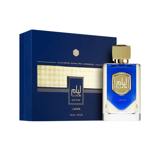 EAU DE PARFUM LATTAFA LIAM BRILLO AZUL X 100 ML